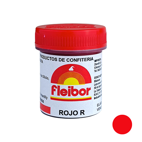 COLORANTE PASTA FLEIBOR 15G.ROJO R **