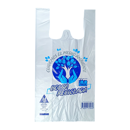 BOLSA CAMISETA RECIC.40X50 70M XUNID.