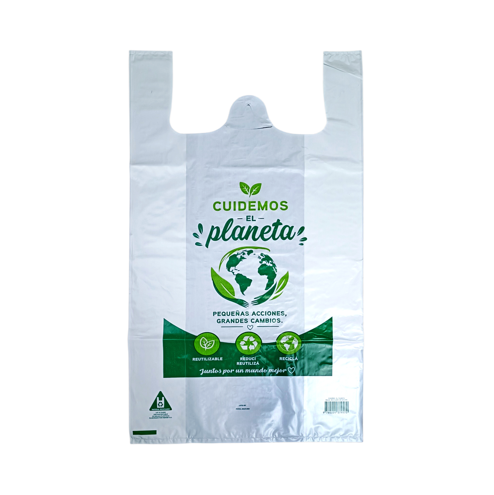 BOLSA CAMISETA RECIC.60X70 70M XUNID.