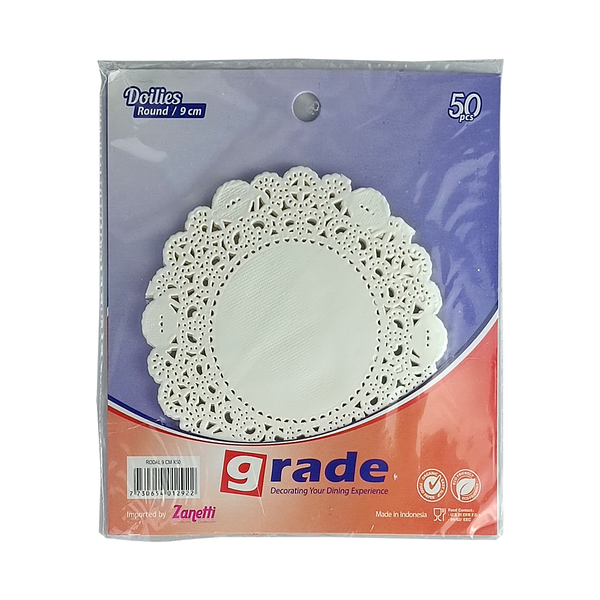 RODAL 9CM BLANCO PAQ.X50