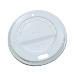 TAPA PP BLANCA P/VASO PAPEL 6OZ X1000