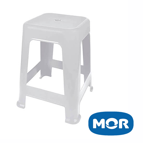 BANQUETA PLASTICA MOR BLANCO(15151111)XU
