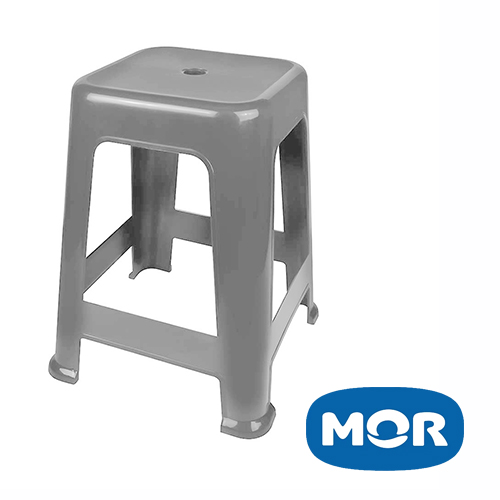 BANQUETA PLASTICA MOR GRIS(15151125)XUNI