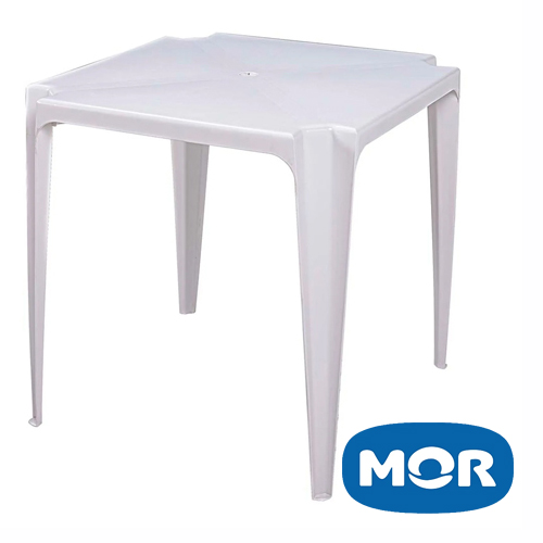 MESA PLASTICA MOR BLANCO(15151001)XUNID.