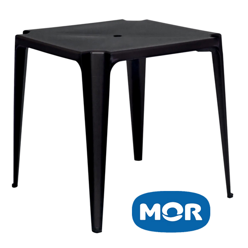 MESA PLASTICA MOR NEGRO(15151003)XUNID.