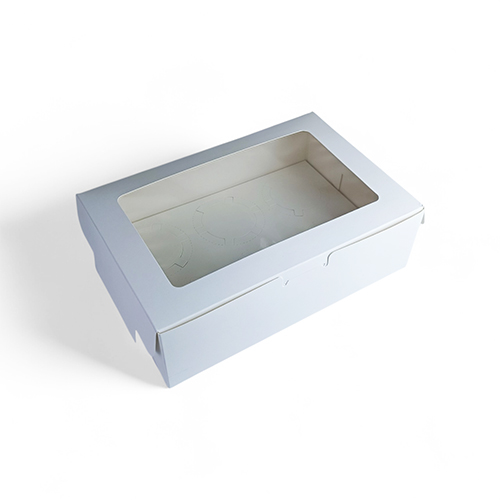 CAJA MUFFINS X6 C/VISOR 24X16X7 X UNIDAD