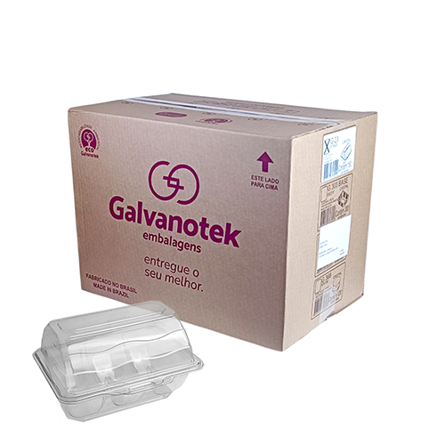 ENVASE PET PARA 3 DONUTS G-23 CAJA X150