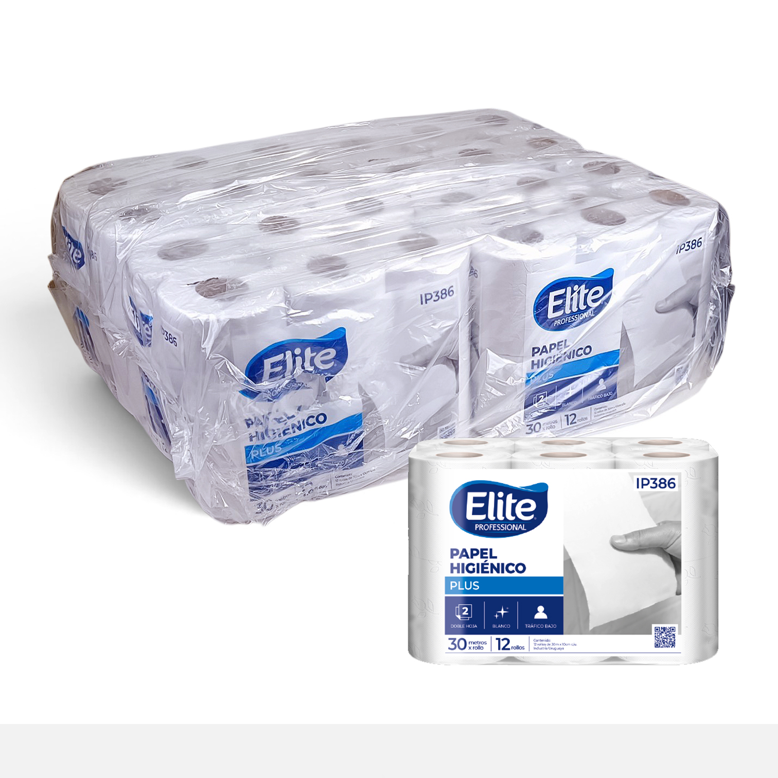 PAPEL HIG.ELITE PLUS DH 12X30MT.FUNDA X4