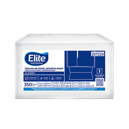 TOALLA DE PAPEL ELITE HS X350 XUNID.
